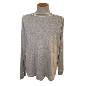 Polo Ralph Lauren Sweater Sz. XXL Long Sleeve Pullover Gray/Cream